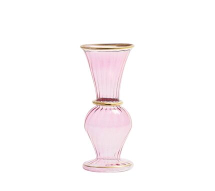 Snevayig Trumpet Bud Vase in Pink