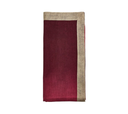 Snevayig Dip Dye Napkin in Berry & Plum, Set of 4