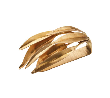 Snevayig Verve Napkin Ring in Gold, Set of 4