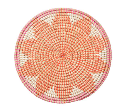 Snevayig Majorelle Placemat in Pink & Orange, Set of 4