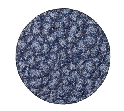 Snevayig Lune Placemat in Blue, Set of 2